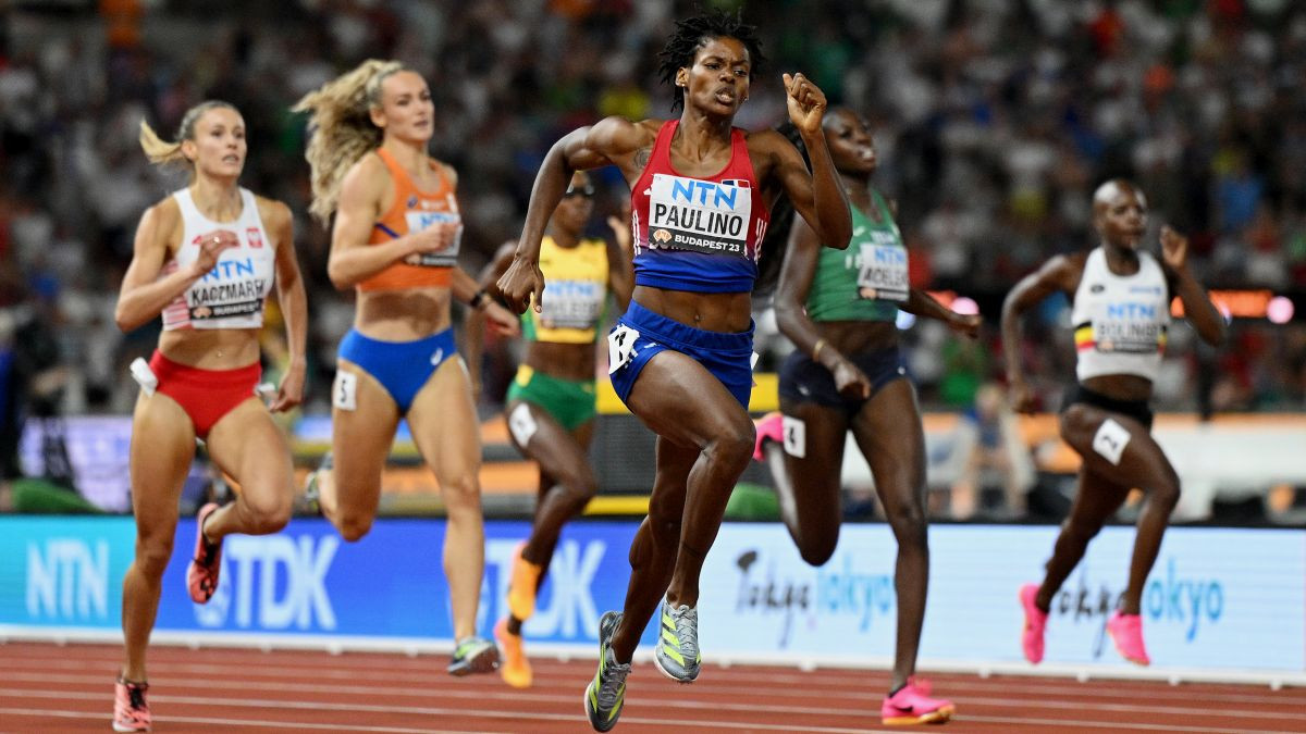 Paulino compete in the final of the Budapest 2023 World Athletics Championships. GETTY IMAGES
