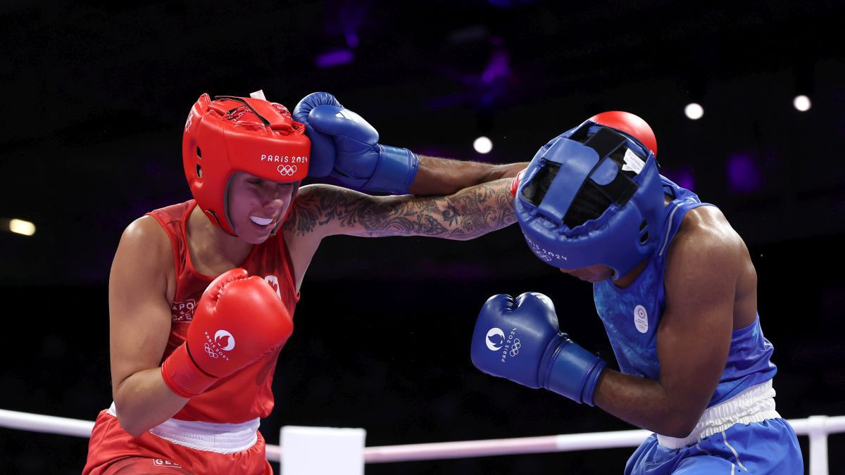 The Canadian didn't make it easy for Ngamba, and the fight was very close. GETTY IMAGES