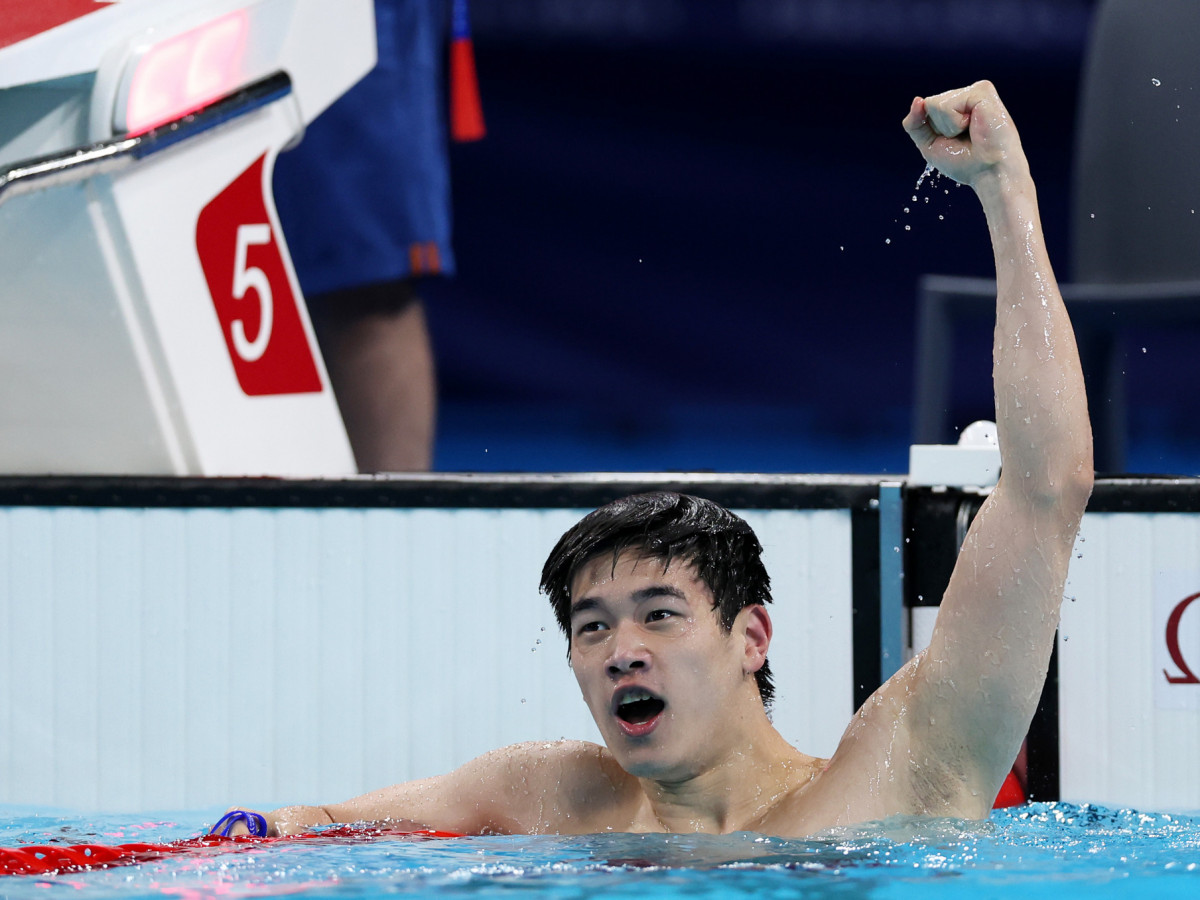 Australia swim coach questions legitimacy of Pan Zhanle's record. GETTY IMAGES