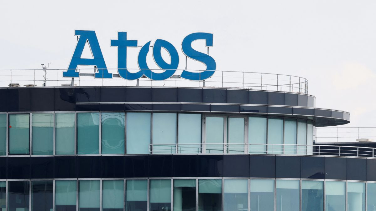 Headquarters of the French multinational information technology company Atos in Paris. GETTY IMAGES