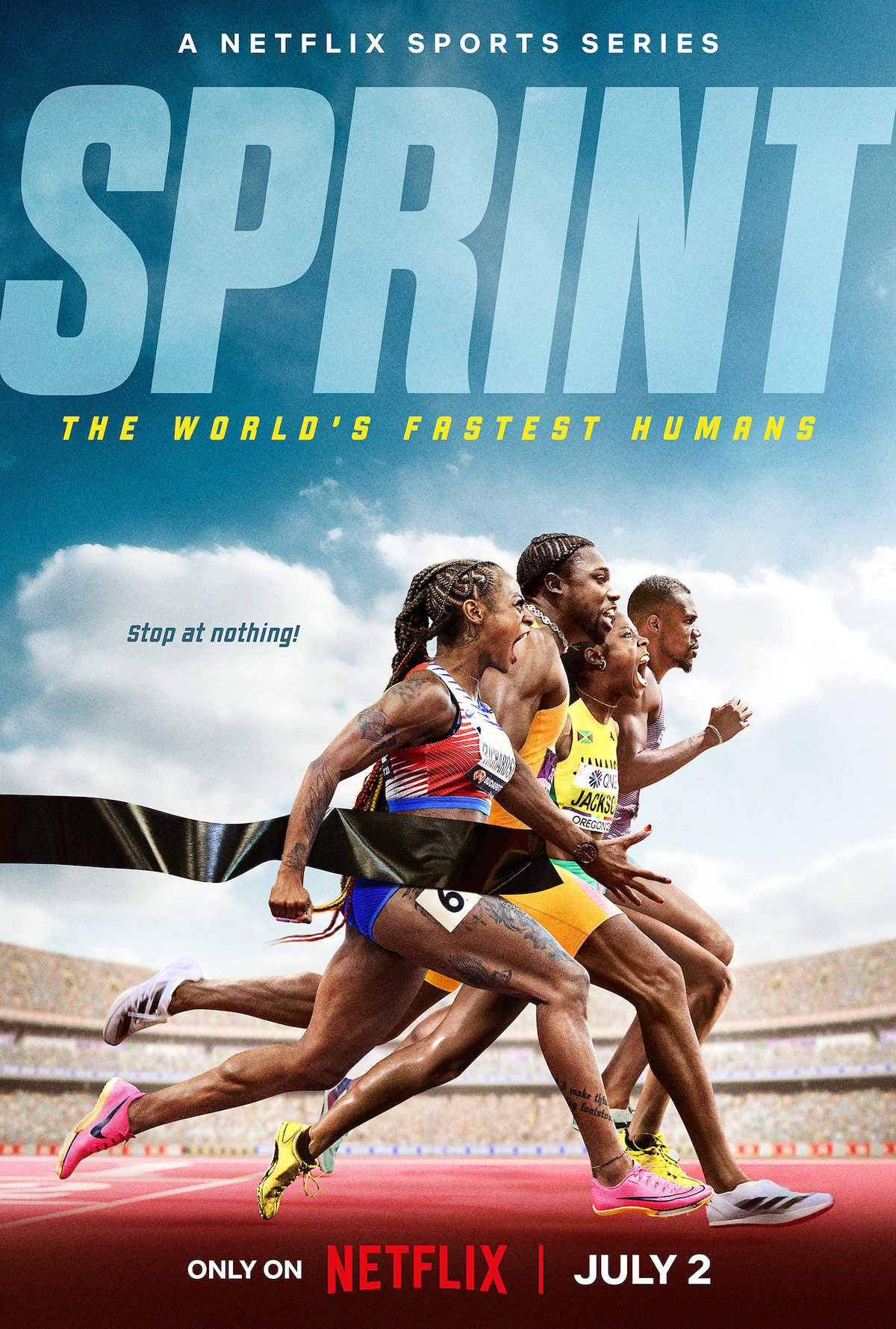 Sprint showcases a series of documentaries on several Paris 2024 athletes. NETFLIX