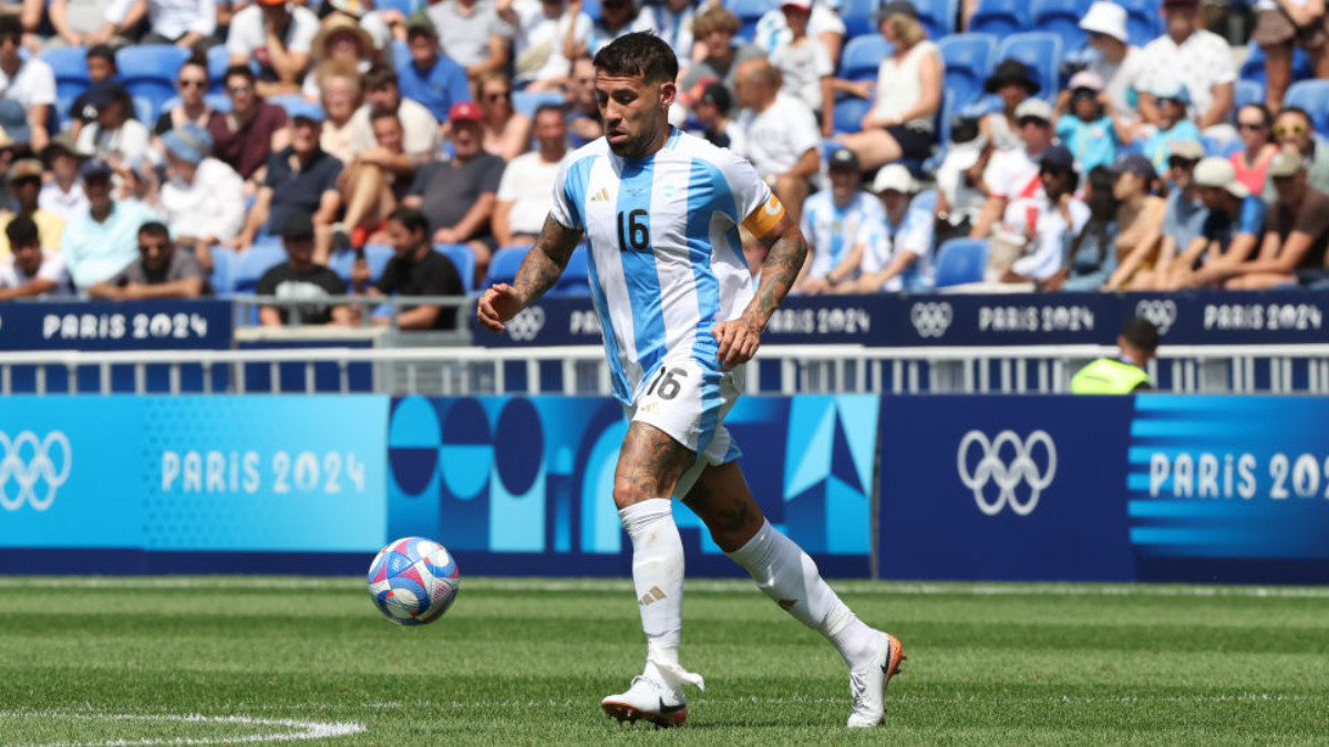 Captain Nicolas Otamendi of Team Argentina in Paris 2024. GETTY IMAGES