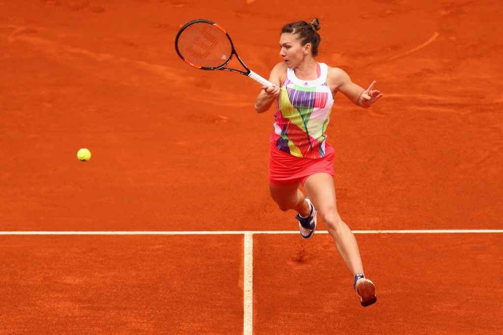 Romania's Simona Halep booked her place in the women's semi-finals ©Getty Images