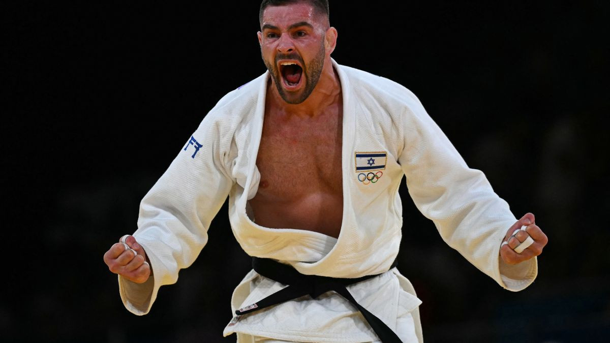 Judoka Peter Paltchik wins bronze medal in Paris. GETTY IMAGES