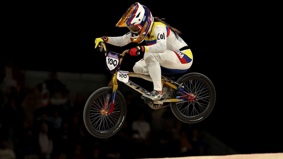  Mariana Pajon Londono of Team Colombia. GETTY IMAGES