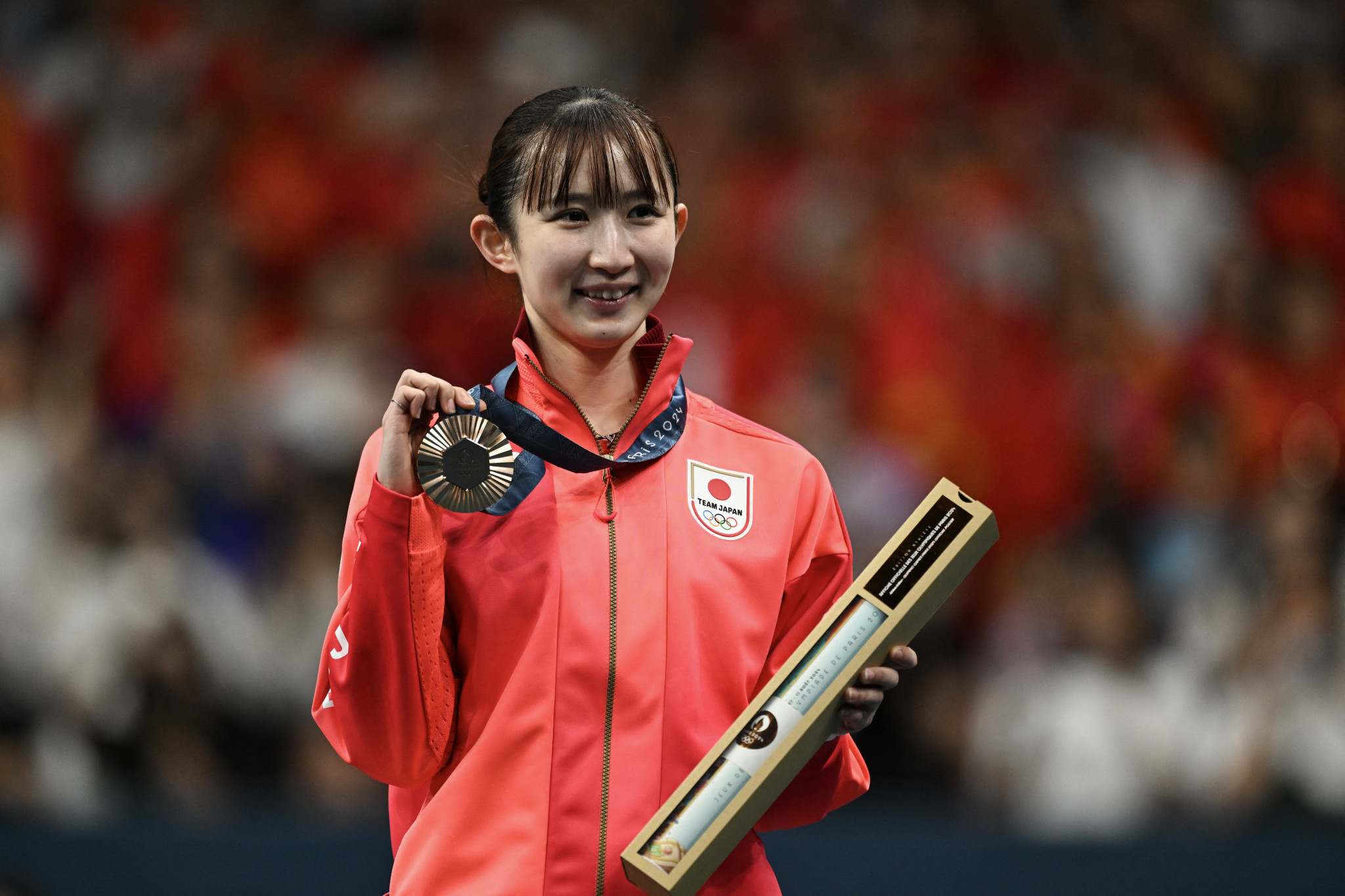 Japan’s Hina Hayata picked up bronze. GETTY IMAGES