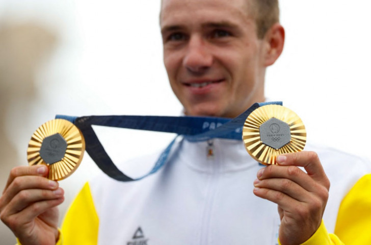 Cyclist Evenepoel soars over Paris in historic double. GETTY IMAGES