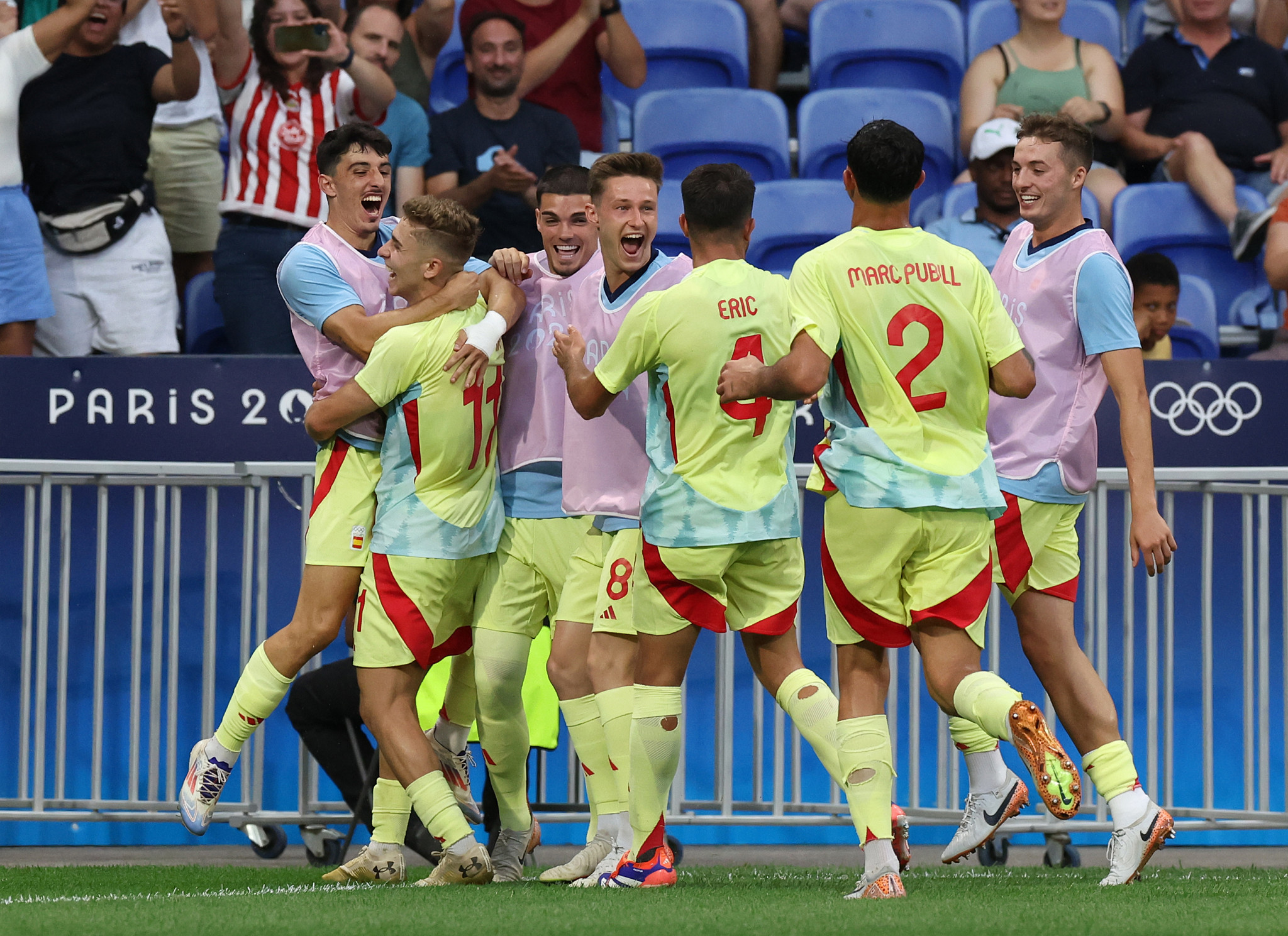 Spain booked their place in the semi-finals after dispatching Japan. GETTY IMAGES