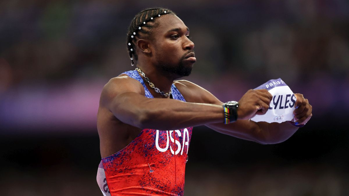 Lyles has broken the hegemony of the Jamaicans in the 100 meters. GETTY IMAGES