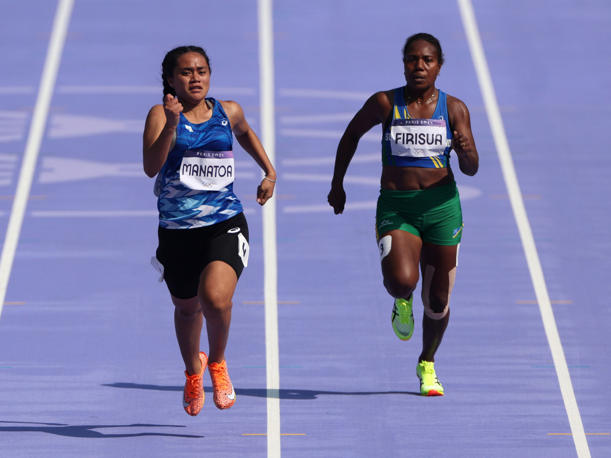Sharon Firisua will switch from the marathon to women's 100 metre sprint. GETTY IMAGES