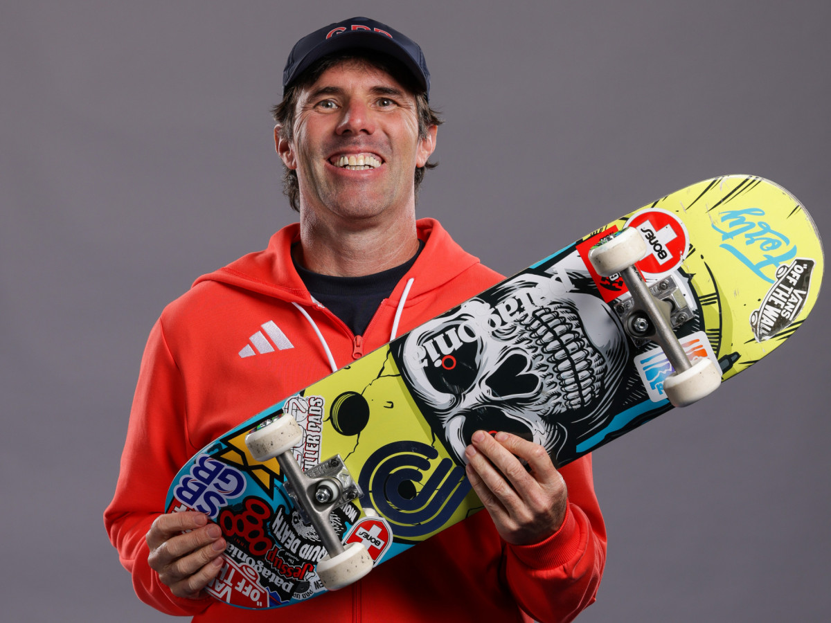 US skateboarder competing for Team GB at the age of 51