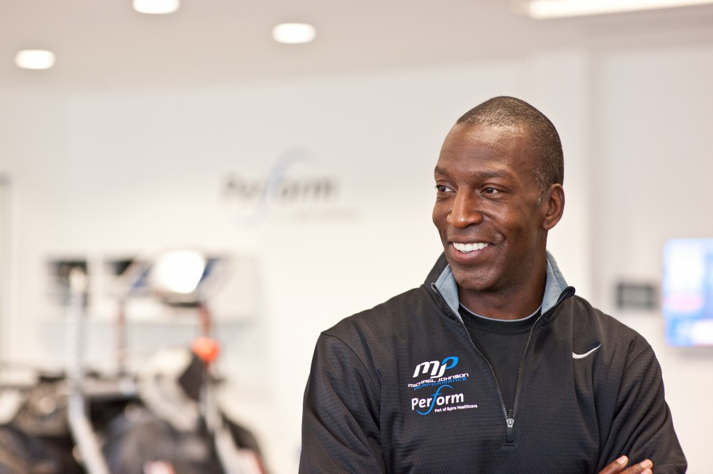 Michael Johnson's charity will aim to help provide young people with the tools they need to fulfil their potential through sport ©Positive Track