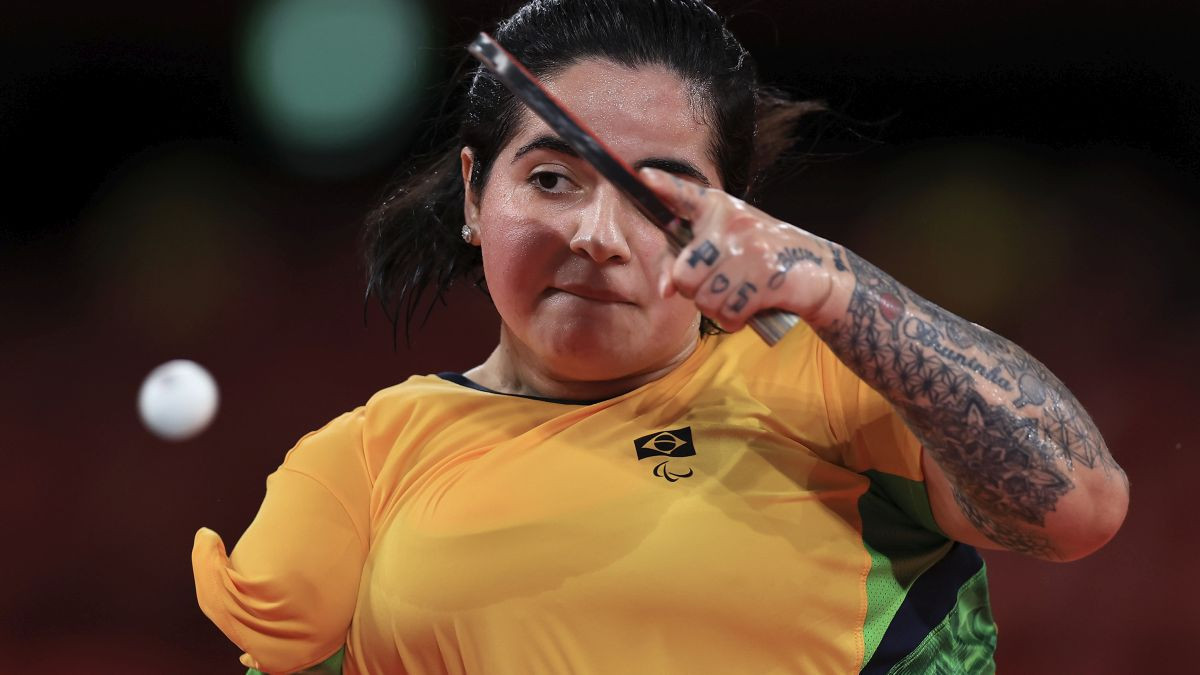 Bruna Alexandre during the Tokyo 2020 final. GETTY IMAGES