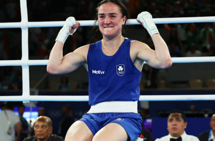 Irish boxer Harrington repeats to win 60kg gold at Paris 2024. GETTY IMAGES