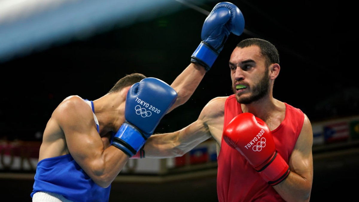 Roland Galos, Subkhankulov's rival, during his participation in Tokyo 2020. GETTY IMAGES