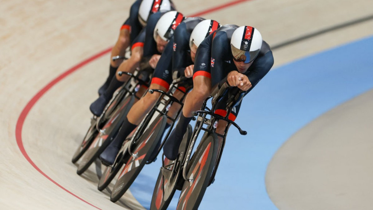 Great Britain's men's quartet takes silver at Paris 2024. GETTY IMAGES