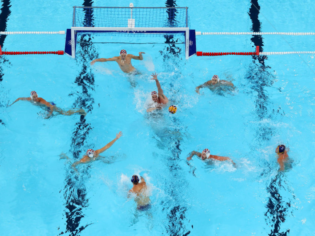 A general view of play in the Men's Quarterfinal match between Team Croatia and Team Spain GETTY IMAGES