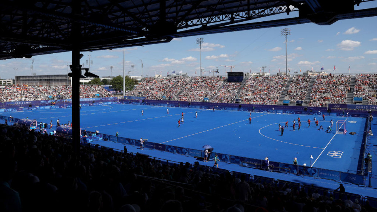 A general view at Stade Yves Du Manoir on 8 August 2024 in Paris 2024. GETTY IMAGES