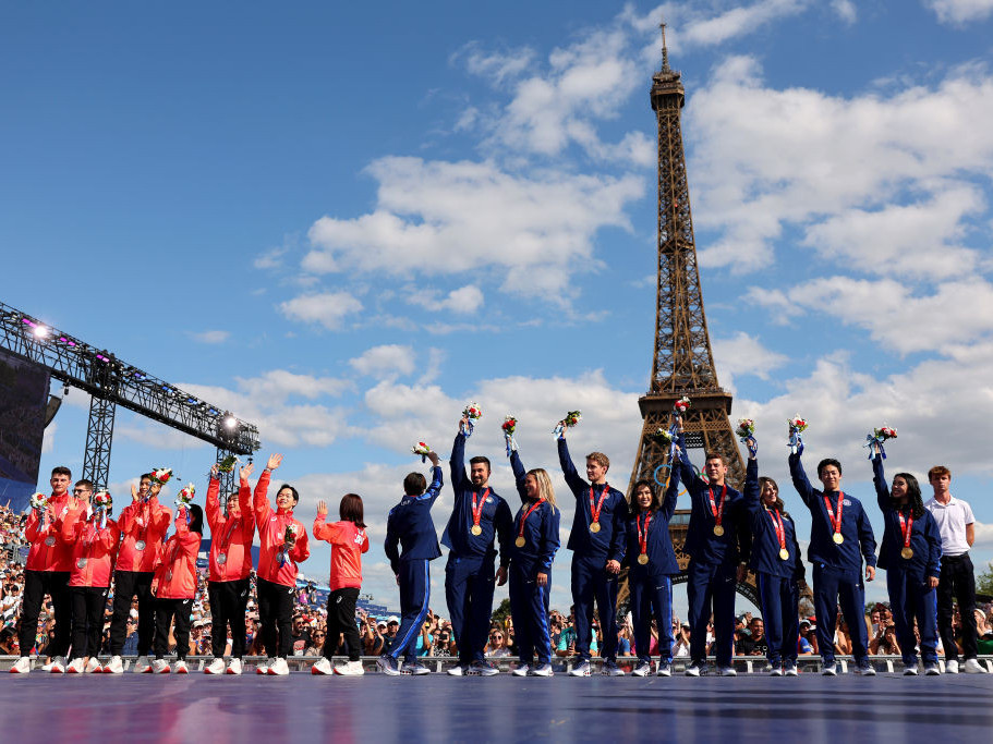 The USA and Japan Olympic figure skating teams finally received their Beijing 2022 medals. GETTY IMAGES