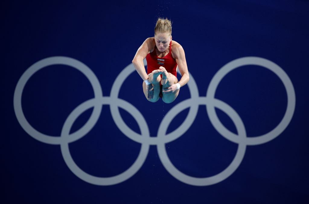 Julia Vincent of Team South Africa competes in the Women's 3m Springboard Semifinal GettyImages