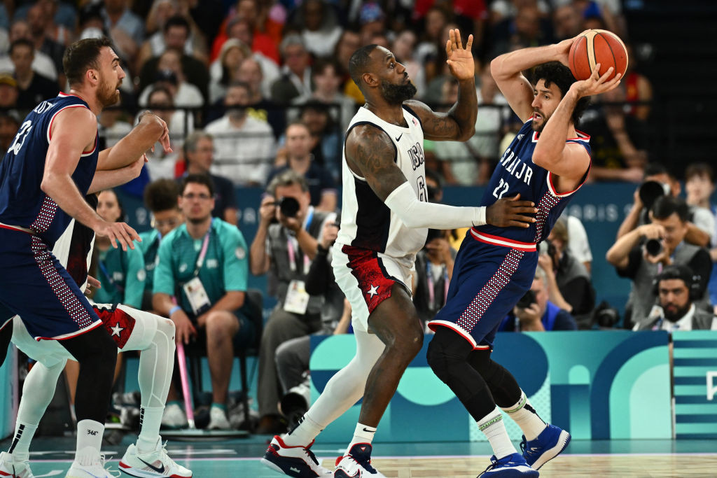 Match between France and Serbia in semis. GETTY IMAGES