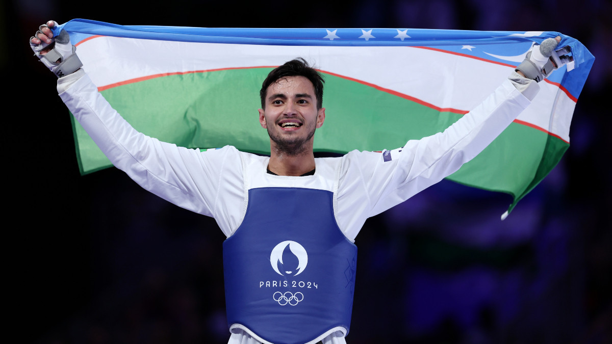 Double Olympic champion Ulugbek Rashitov of Uzbekistan. GETTY IMAGES