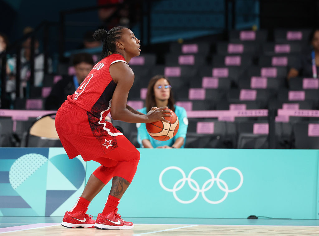 Jewell Joyd from Team USA Basketball. GETTY IMAGES