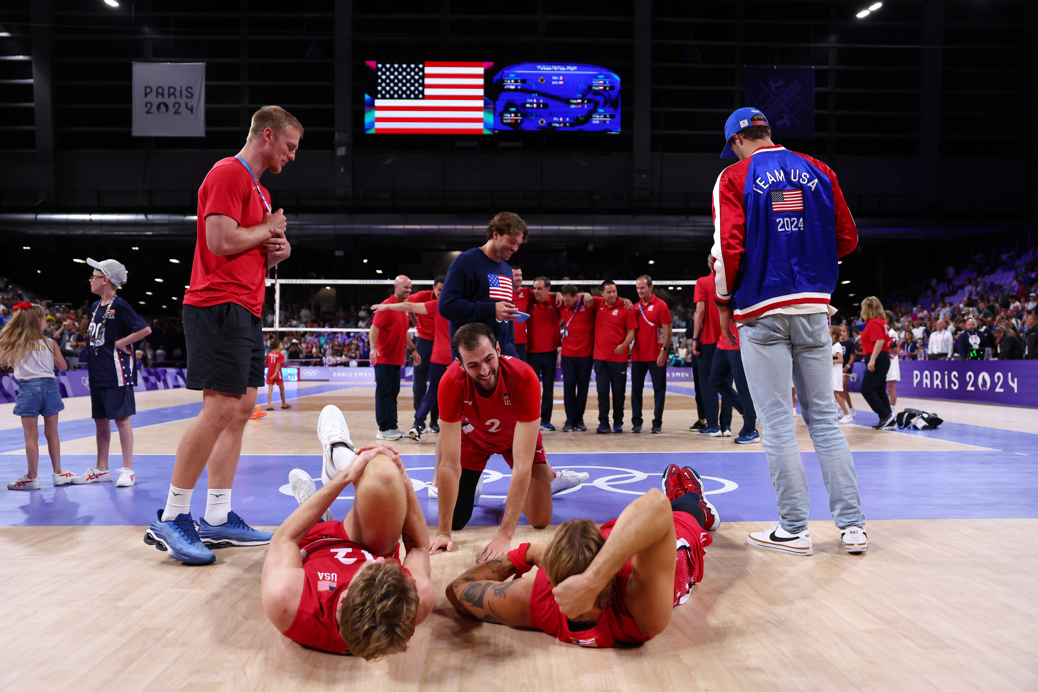 The American could not believe it after clinching the third set in dramatic fashion. GETTY IMAGES