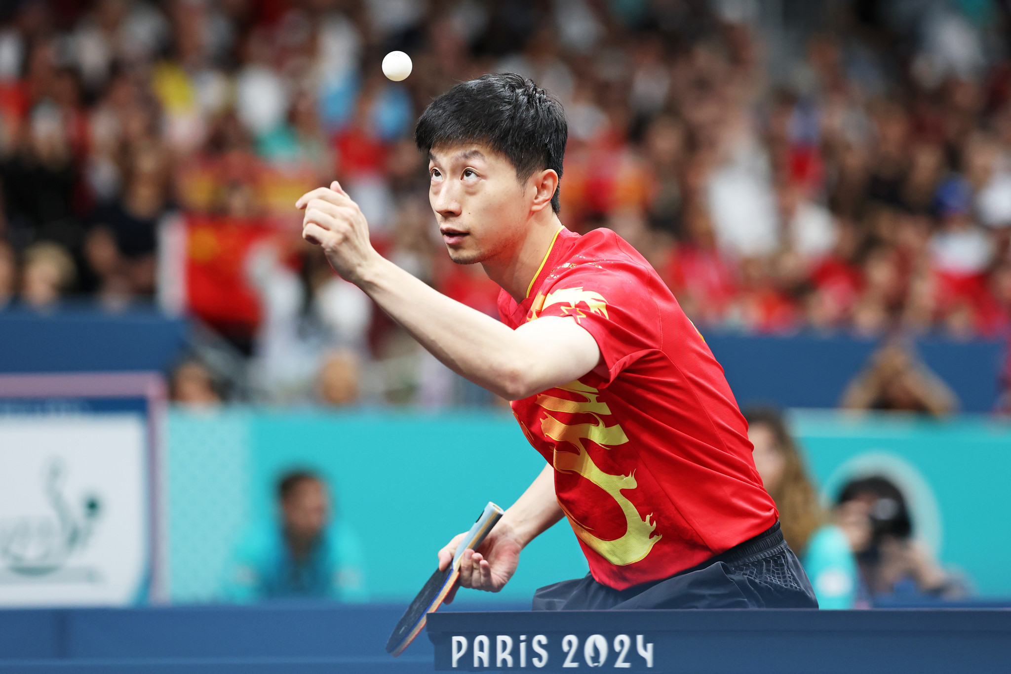 Long Ma of Team People's Republic of China competes in Paris. GETTY IMAGES