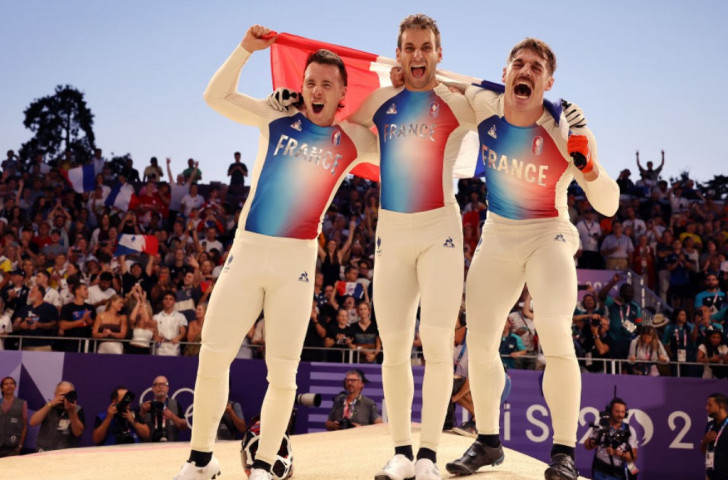 BMX Racing Olympic wrap: France sweeps the men's podium. GETTY IMAGES