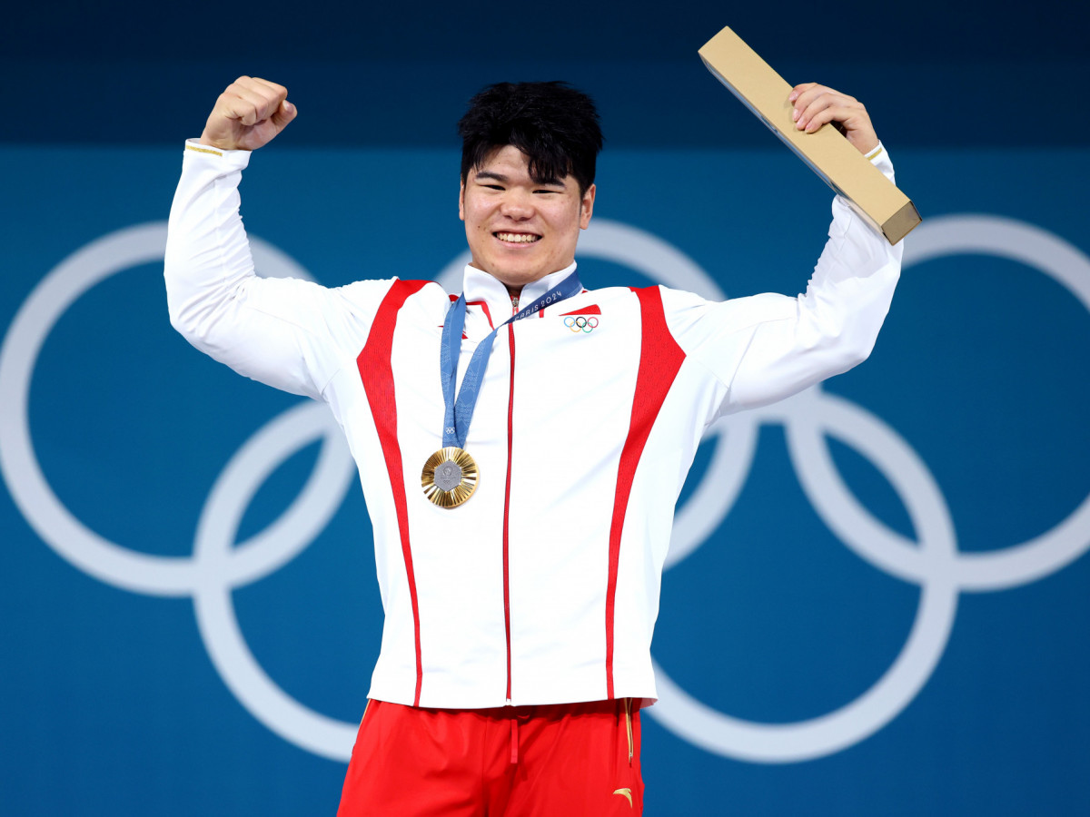 Weightlifting: Liu Huanhua secures men's 102kg gold. GETTY IMAGES