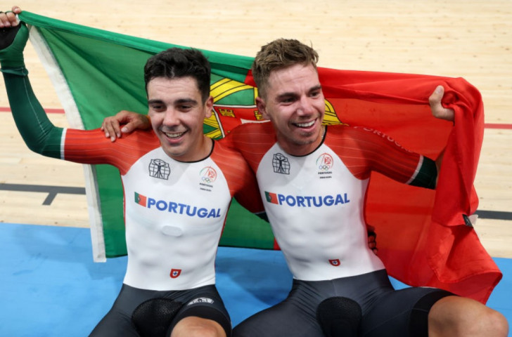 Track Cycling: Madison pair give Portugal first gold medal. GETTY IMAGES