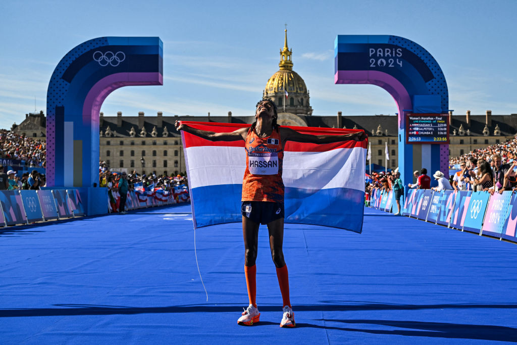 Netherlands' Sifan Hassan sprinted her way to a gold medal and an Olympic record. GETTY IMAGES