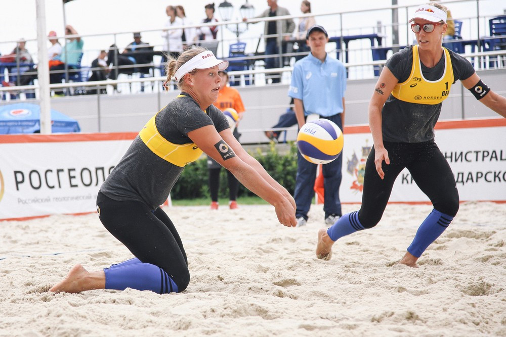 Borger and Buethe win top-seeded battle to reach quarter-finals of FIVB Sochi Open