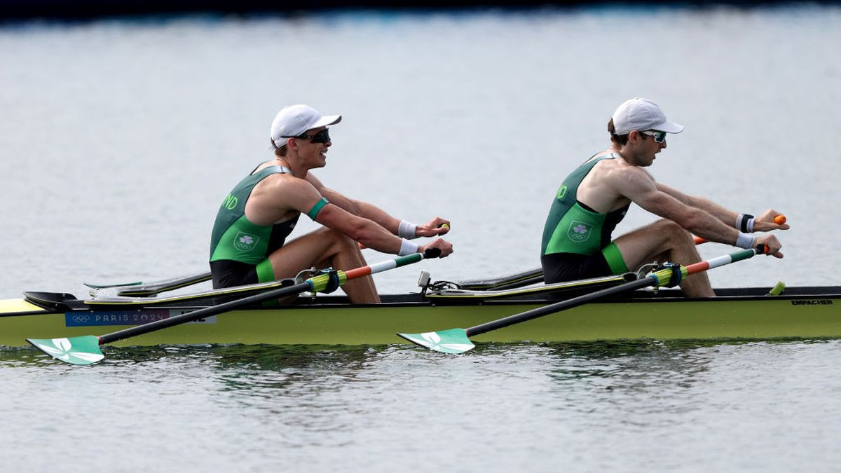 Irish Rowers' McCarthy and O’Donovan win gold in Lightweight Double Sculls. GETTY IMAGES