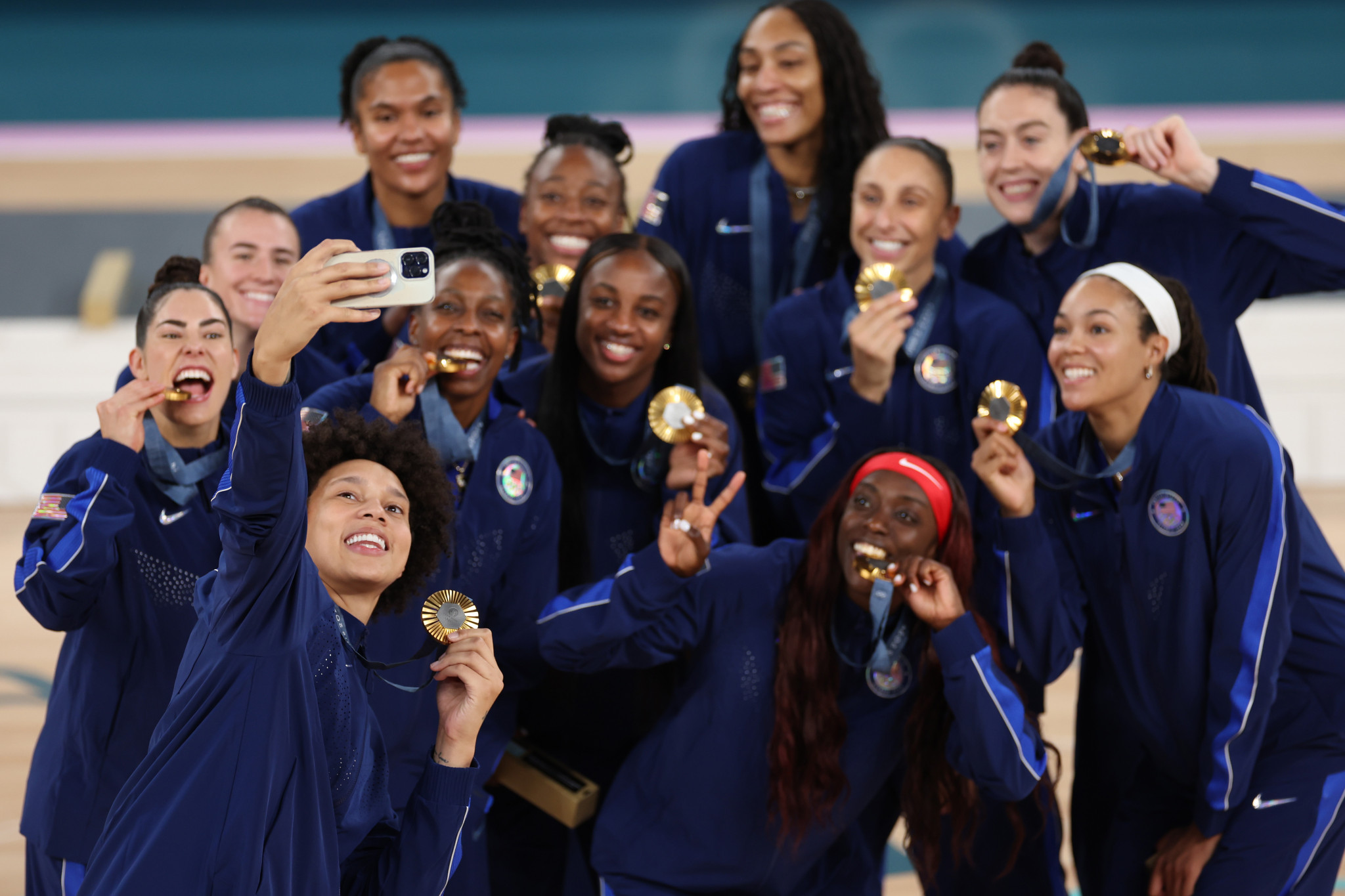 Team USA secured a last-gasp gold victory in the women's basketball. GETTY IMAGES