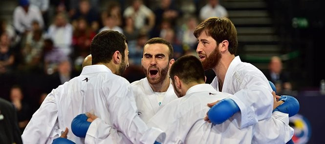 Spain and France reach team finals on second day of European Karate Championships