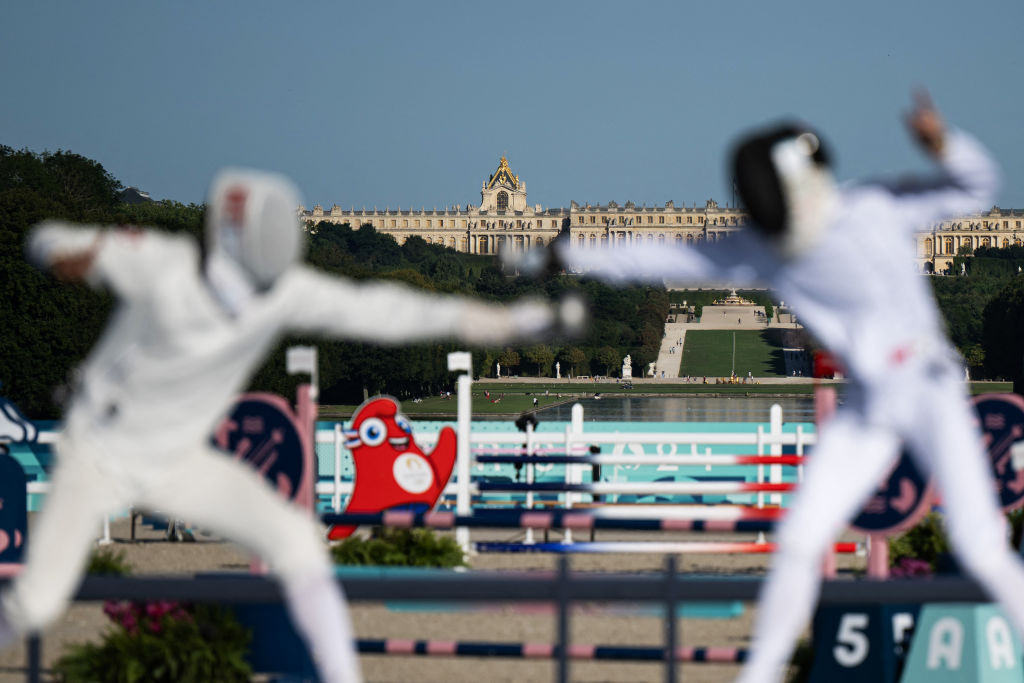 The final bouts played out against the grandeur of Versailles. GETTY IMAGES