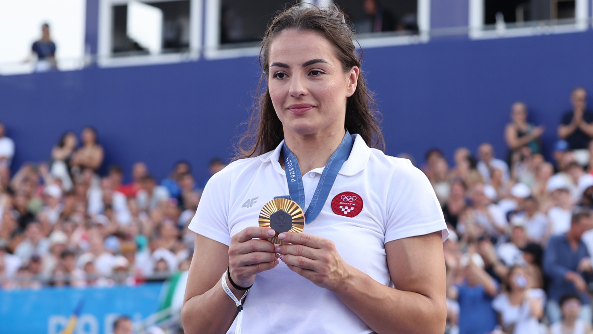 Barbara Matic won the first gold medal for Croatia in judo. GETTY IMAGES