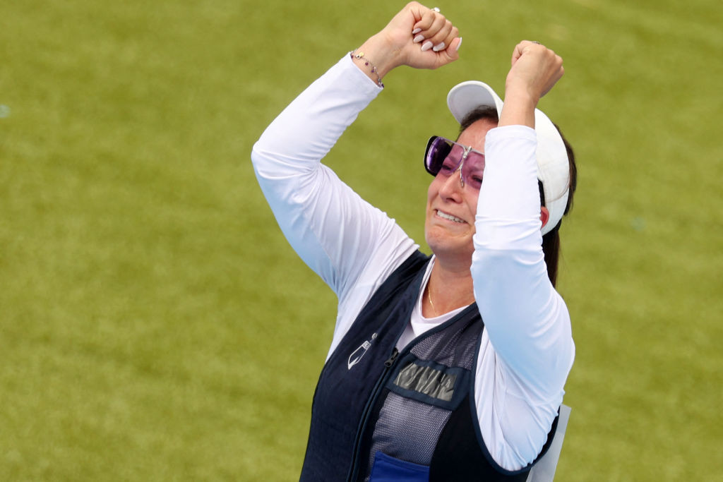 An emotional triumph for Guatemala's Adriana Ruano Oliva. GETTY IMAGES