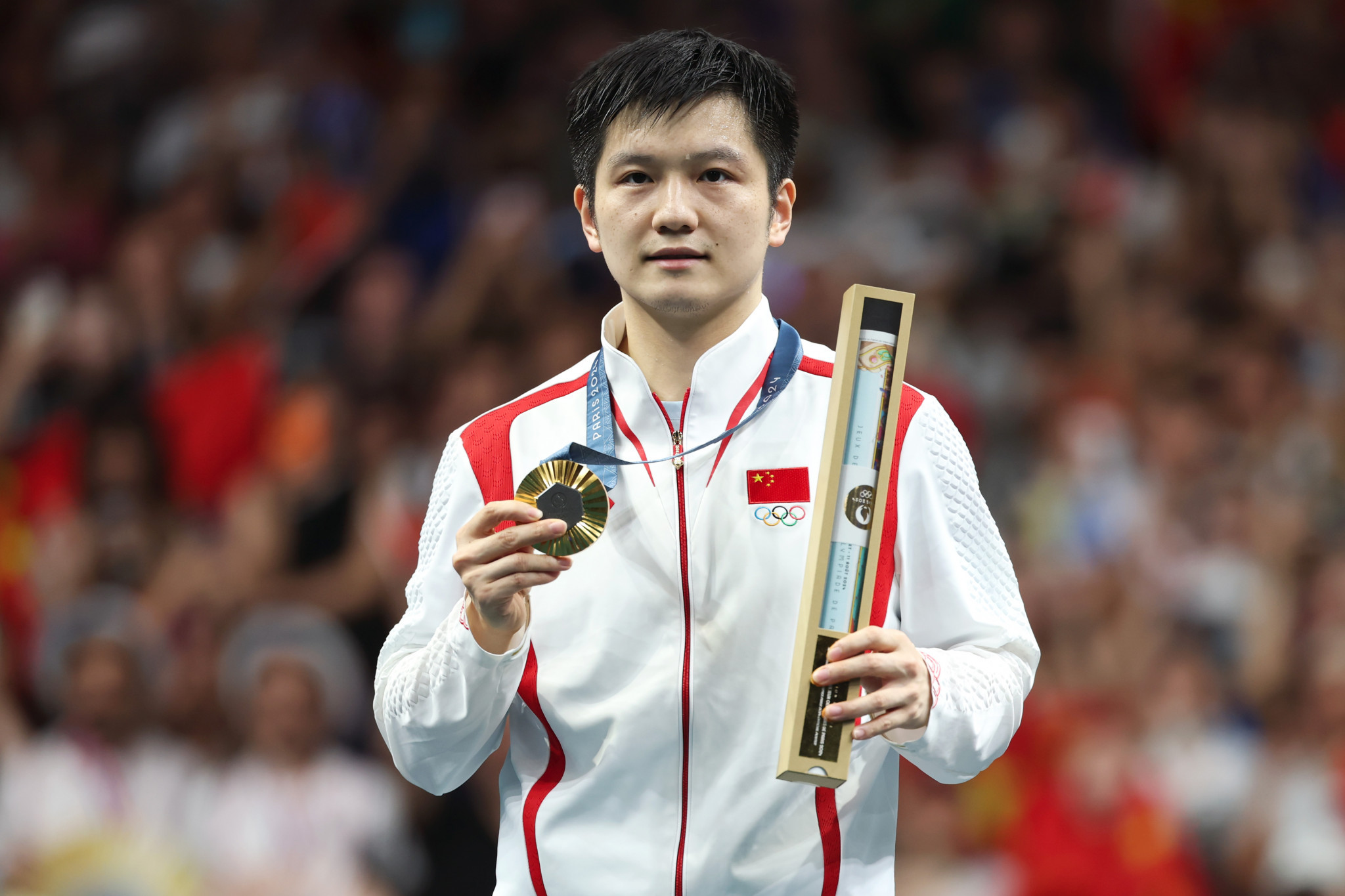 Fan Zhendong won gold in the men's singles. GETTY IMAGES