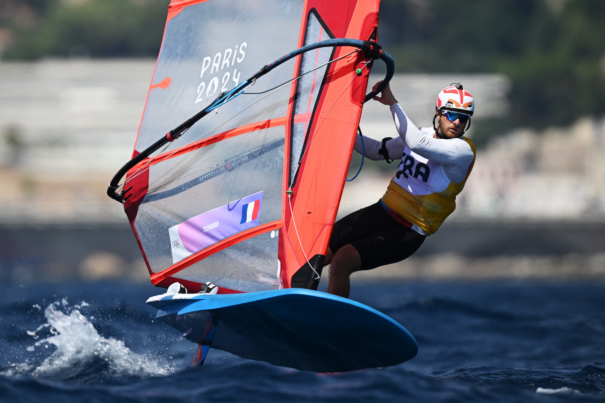 France's Nicolas Goyard claimed gold in the Men's iQFOiL. GETTY IMAGES