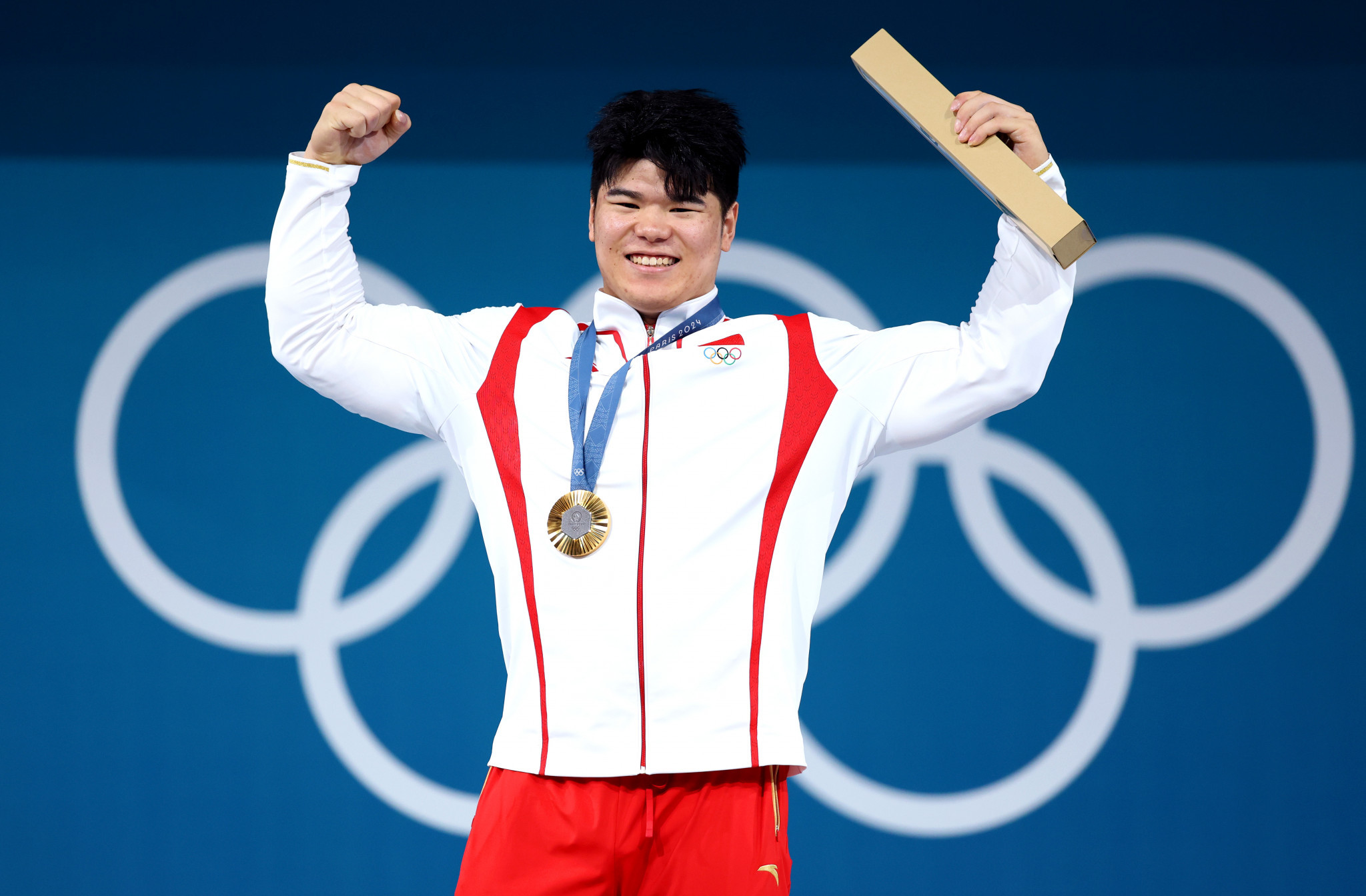 Liu Huanhua clinched gold in the men’s 102kg class. GETTY IMAGES