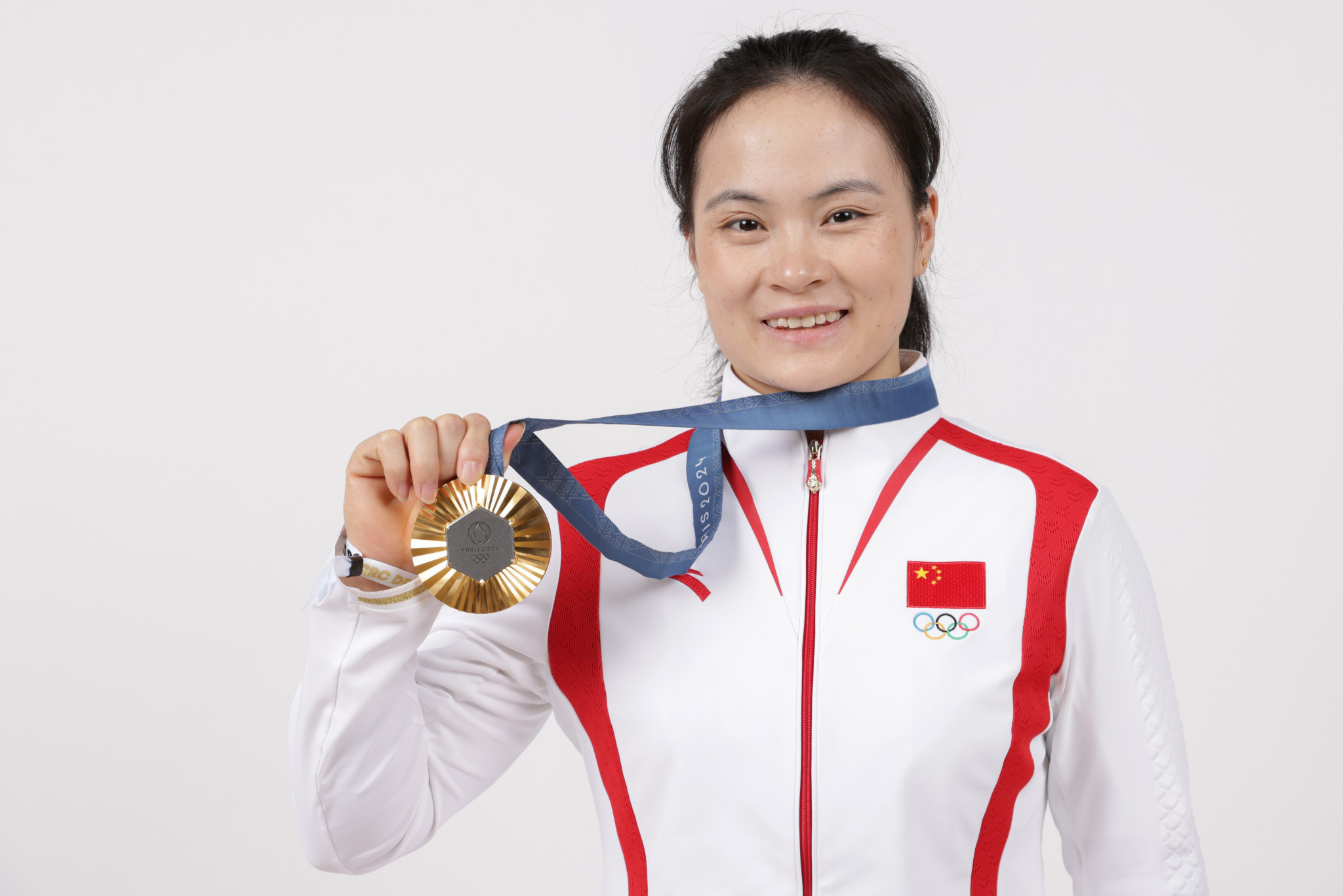 Luo Shifang of China secured gold in the women’s 59kg category. GETTY IMAGES