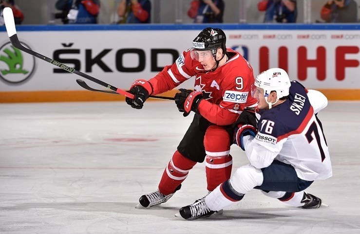 Canada got their title defence off to an ominous start as they beat the United States 5-1
