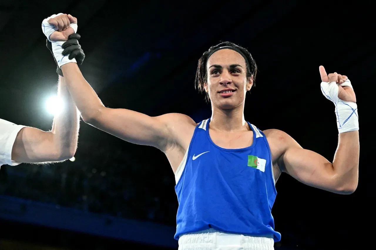 Headline maker Imane Khelif showed her power and precision in Paris 2024. MOHD RASFAN/AFP VIA GETTY IMAGES