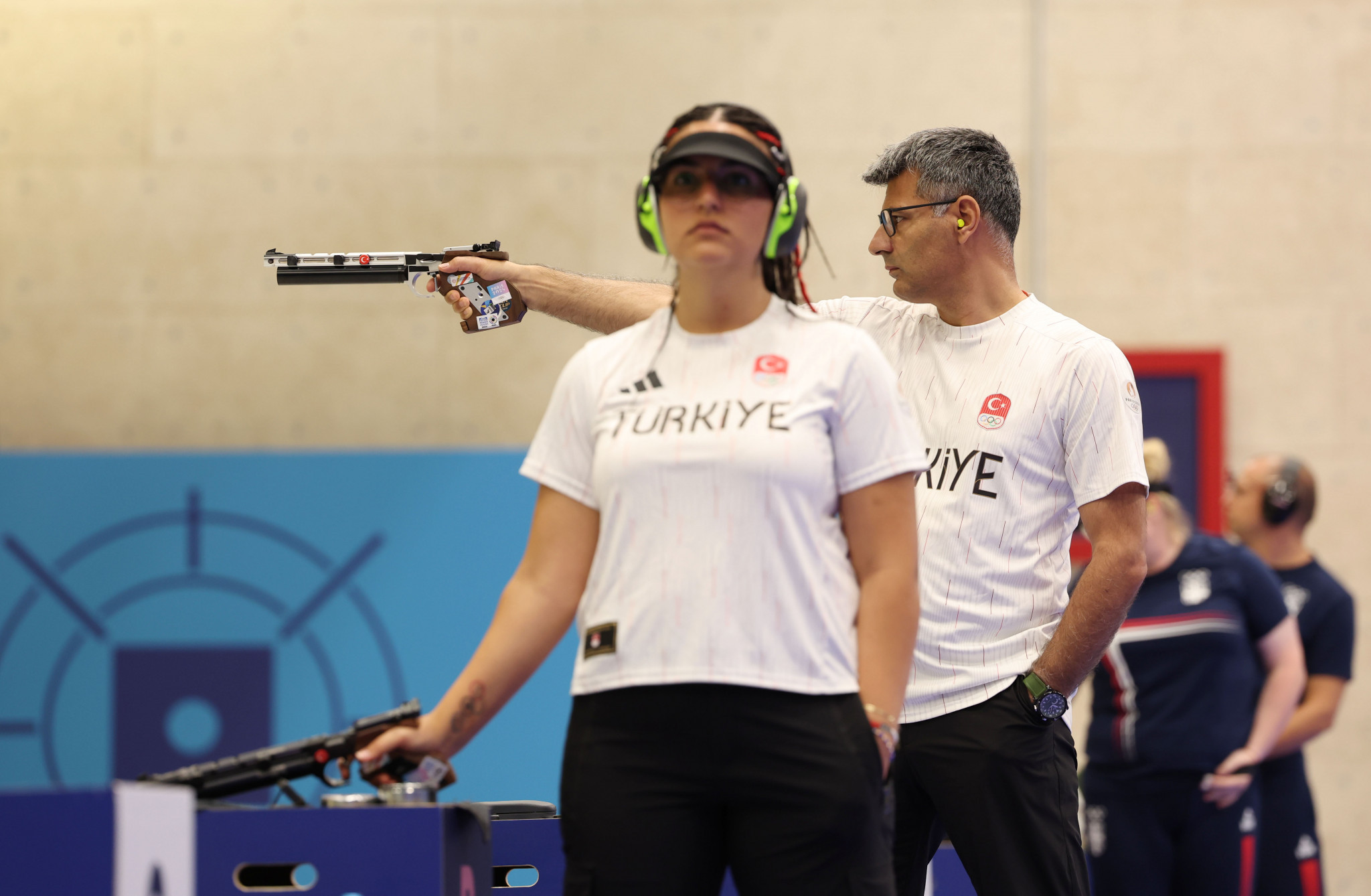 Turkish sharpshooter stood proud, one hand in pocket, with no protective gear. GETTY IMAGES