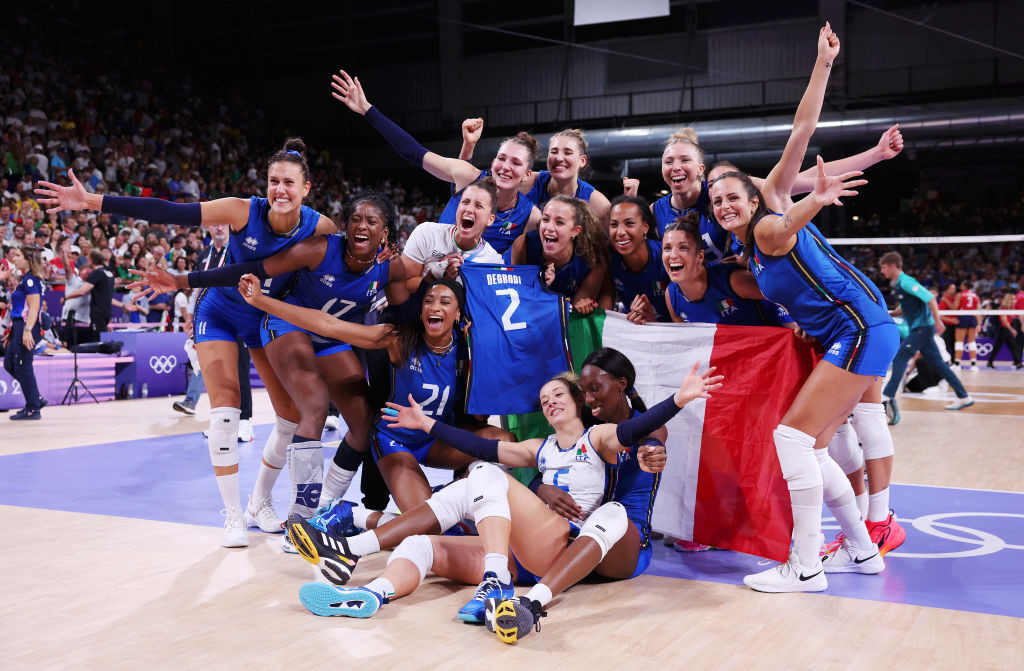 Gold medalists Team Italy. GETTY IMAGES