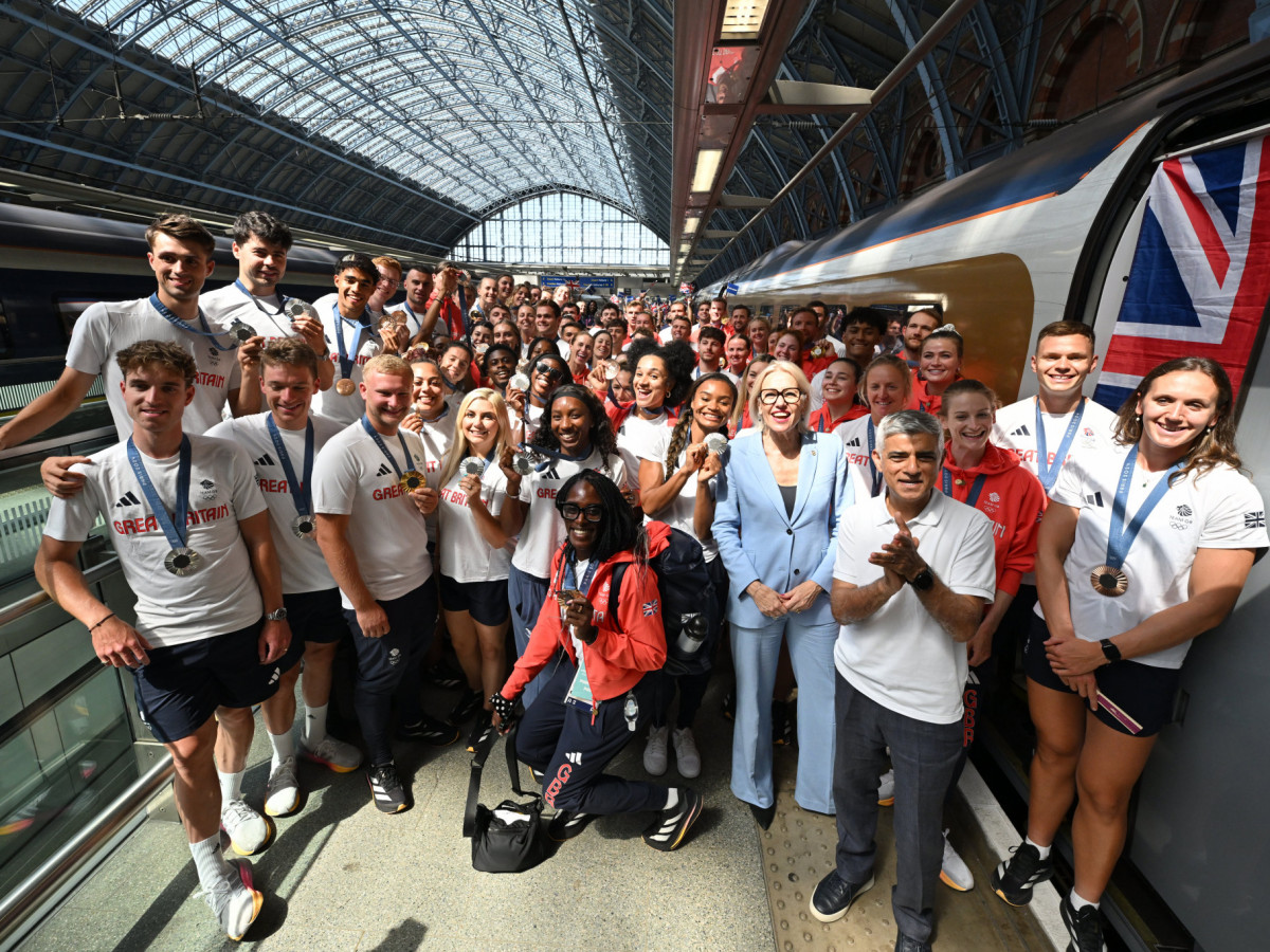 Team GB donates Olympic equipment and food to French charities. GETTY IMAGES