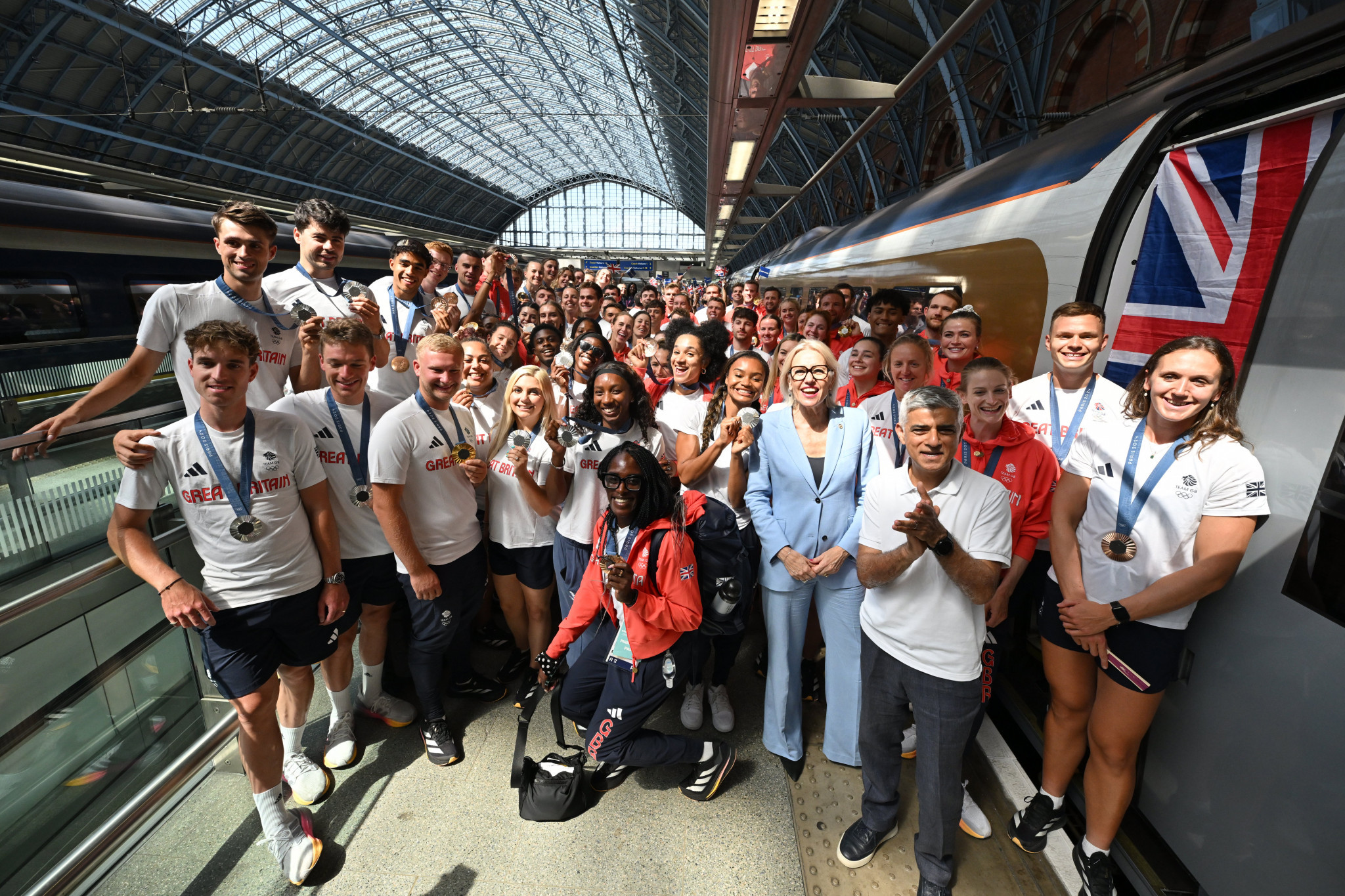 Team GB have donated equipment to French charities. GETTY IMAGES